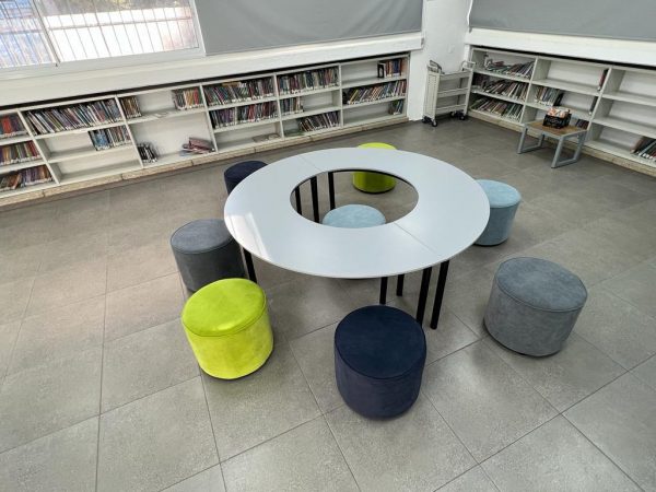 שולחן עגול 2 חלקים