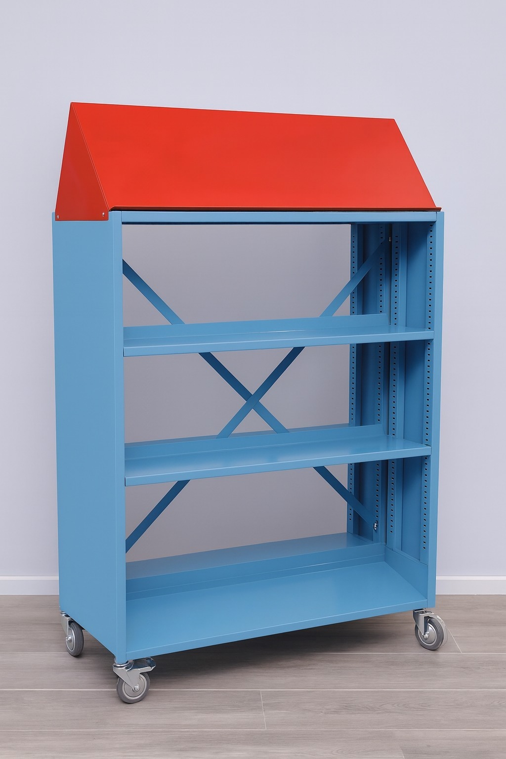 מדף תצוגה דו־צדדי נייד – תמונה 2